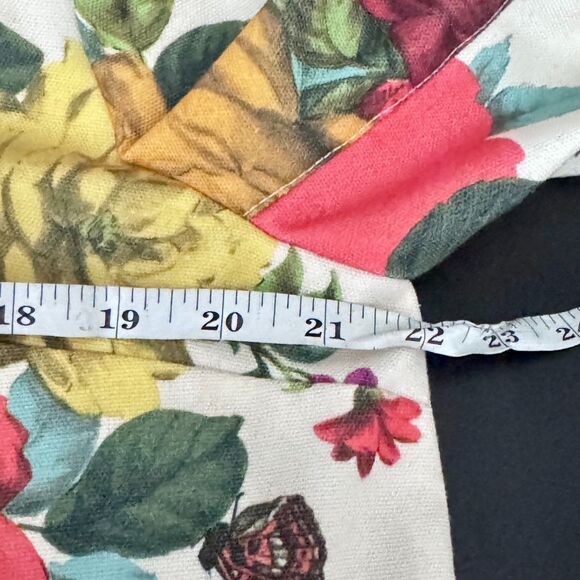 Ted Baker London Floral Jacket Size 5 (XL) Vibrant Botanical Satin Lined Coat - Picture 7 of 10